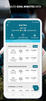 Télécharger Goal Filter - Football Stats Sport pour Android Capture d'écran 7