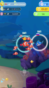 Télécharger Fish Go.io 2 Occasionnel pour Android Capture d'écran 2