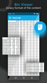 Télécharger Bin File Opener - Bin Viewer Outils pour Android Capture d'écran 3