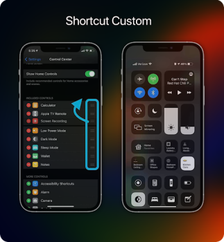 Télécharger Control Center iOS 16 Outils pour Android Capture d'écran 4