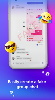 Télécharger Fake Chat Messenger Outils pour Android Capture d'écran 4