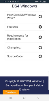 Télécharger Ds4 Windows Outils pour Android Capture d'écran 4