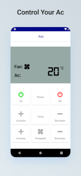 Télécharger Remote For Aux AC Outils pour Android Capture d'écran 2