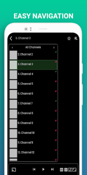 Télécharger 3In1 IPTV - M3U Play Test Edit Lecteurs et éditeurs de vidéos pour Android Capture d'écran 3
