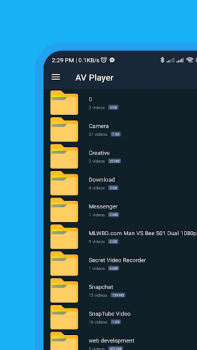 Télécharger AV Player Lecteurs et éditeurs de vidéos pour Android Capture d'écran 5