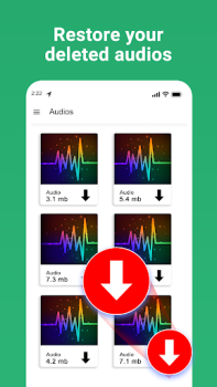 Télécharger récupération audio Outils pour Android Capture d'écran 3