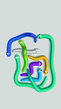 Télécharger Tangled Snakes Jeux de réflexion pour Android Capture d'écran 2