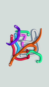 Télécharger Tangled Snakes Jeux de réflexion pour Android Capture d'écran 3
