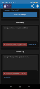 Télécharger Pgp Encrypter Outils pour Android Capture d'écran 2