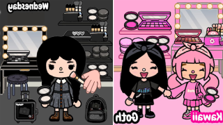 Télécharger Toca Wednesday Boca Addams HD Personnalisation pour Android Capture d'écran 4