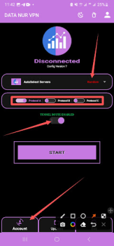 Télécharger DATA NUR VPN Outils pour Android Capture d'écran 2