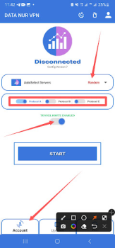 Télécharger DATA NUR VPN Outils pour Android Capture d'écran 4