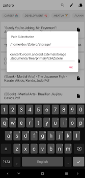 Télécharger BibTex Manager Travail pour Android Capture d'écran 4