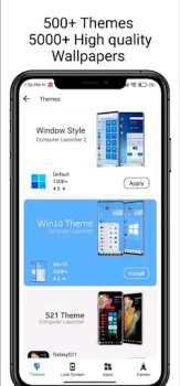 Télécharger Computer win 11 launcher pro Outils pour Android Capture d'écran 3