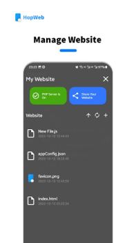 Télécharger HopWeb: Edit & Run PHP/HTML Outils pour Android Capture d'écran 5