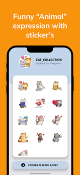 Télécharger Stickers For Telegram Outils pour Android Capture d'écran 4