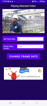 Télécharger Video Frame Rate Changer (FPS) Lecteurs et éditeurs de vidéos pour Android Capture d'écran 4