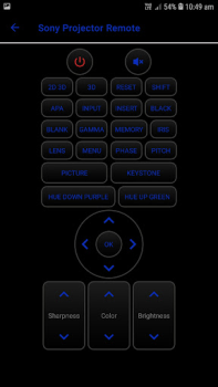 Télécharger Universal Projector Remote Con Outils pour Android Capture d'écran 2