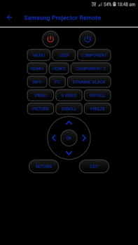 Télécharger Universal Projector Remote Con Outils pour Android Capture d'écran 3