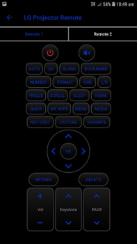 Télécharger Universal Projector Remote Con Outils pour Android Capture d'écran 5