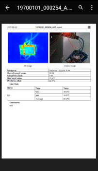 Télécharger Voltcraft Thermal Imaging Outils pour Android Capture d'écran 4