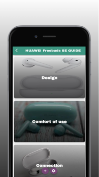 Télécharger HUAWEI Freebuds SE GUIDE Divers pour Android Capture d'écran 2