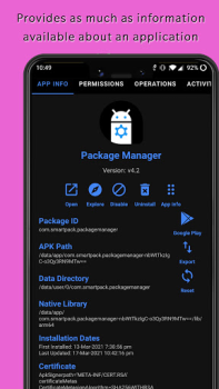 Télécharger Package Manager Outils pour Android Capture d'écran 2
