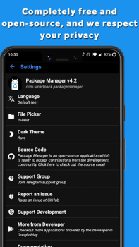 Télécharger Package Manager Outils pour Android Capture d'écran 6