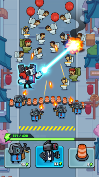 Télécharger Alien Fight: Police vs Zombie Occasionnel pour Android Capture d'écran 2