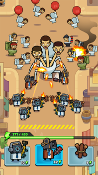 Télécharger Alien Fight: Police vs Zombie Occasionnel pour Android Capture d'écran 3