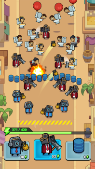 Télécharger Alien Fight: Police vs Zombie Occasionnel pour Android Capture d'écran 5