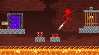 Télécharger Stickman Parkour Cours et saut Aventures pour Android Capture d'écran 6