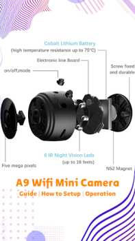 Télécharger A9 Wifi Mini Camera App Guide Outils pour Android Capture d'écran 4