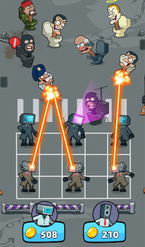 Télécharger Merge War: Monster vs Cyberman Arcade pour Android Capture d'écran 5