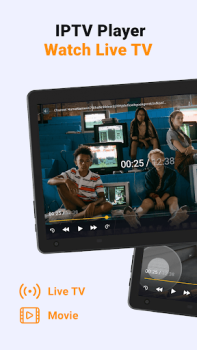 Télécharger IPTV: Regardez Télévision Lecteurs et éditeurs de vidéos pour Android Capture d'écran 6