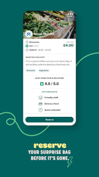 Télécharger Too Good To Go : pas de gaspi Nourriture et boissons pour Android Capture d'écran 3