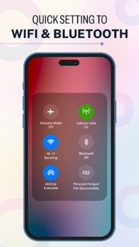 Télécharger iOS 17 - Control Center App Personnalisation pour Android Capture d'écran 3