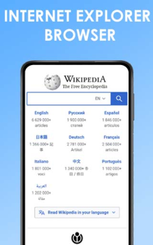 Télécharger Web Browser- Internet Explorer Communication pour Android Capture d'écran 4