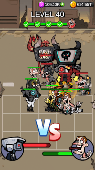 Télécharger Toilet Monster Merge Games Arcade pour Android Capture d'écran 7