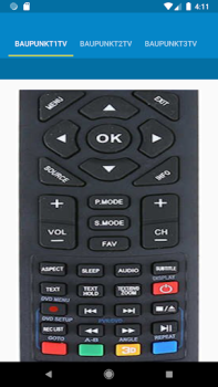 Télécharger Blaupunkt TV Remote Outils pour Android Capture d'écran 4