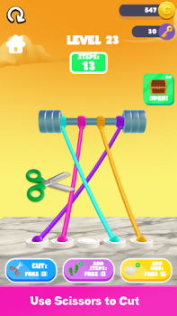 Télécharger Twisted Ropes 3D Tangle Master Jeux de réflexion pour Android Capture d'écran 4