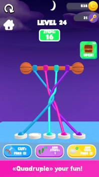 Télécharger Twisted Ropes 3D Tangle Master Jeux de réflexion pour Android Capture d'écran 7