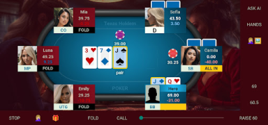 Télécharger Adult Sexy Bikini Girls Poker Jeux de cartes pour Android Capture d'écran 4