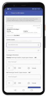 Télécharger Sagar Transport Voyages pour Android Capture d'écran 7