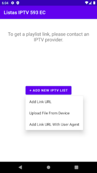 Télécharger Listas IPTV 593 EC Divertissement pour Android Capture d'écran 6