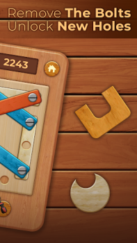 Télécharger Noix Boulon bois Puzzle à vis Jeux de réflexion pour Android Capture d'écran 2