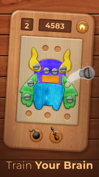 Télécharger Noix Boulon bois Puzzle à vis Jeux de réflexion pour Android Capture d'écran 6