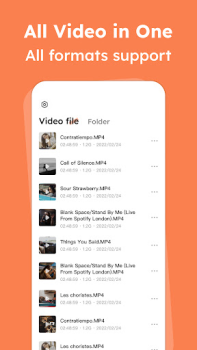 Télécharger iPlayer Lite- Video Plalyer Lecteurs et éditeurs de vidéos pour Android Capture d'écran 4