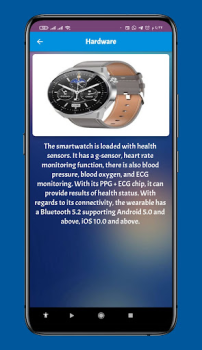 Télécharger GT3 Max Smartwatch guide Éducation pour Android Capture d'écran 2