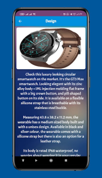 Télécharger GT3 Max Smartwatch guide Éducation pour Android Capture d'écran 3
